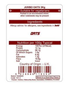 OATS JUMBO 3KG
