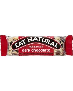 EAT NATURAL DARK CHOCOLATE COATED CRANBERRY MACADAMIA BAR 12X40G