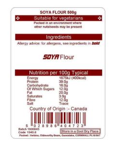SOYA FLOUR 500G