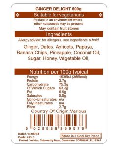 GINGER DELIGHT 500G