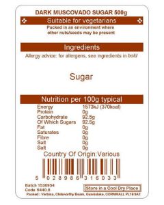 DARK MUSCOVADO 500G