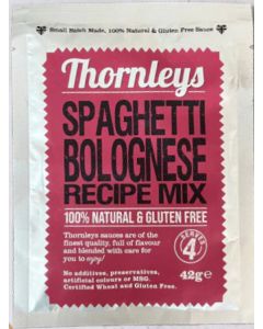 THORNLEYS SPAGHETTI BOLOGNESE SAUCE 12X42G