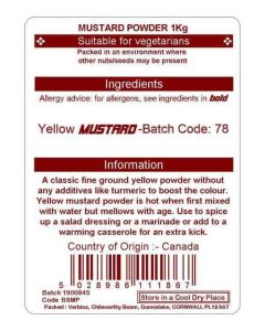 MUSTARD POWDER KG