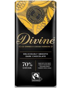 DIVINE 70% DARK CHOCOLATE 5X90G