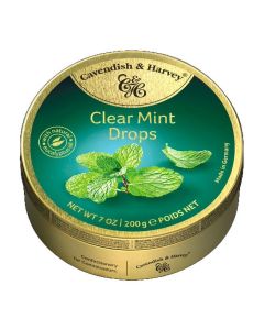 C&H CLEAR MINT DROPS 1 X 200G