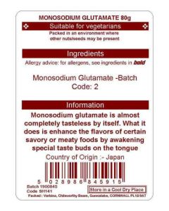 MONOSODIUM GLUTAMATE 80G