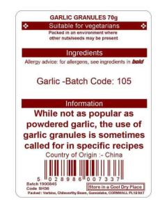 GARLIC GRANULES 70G