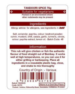 TANDOORI SPICE 75G
