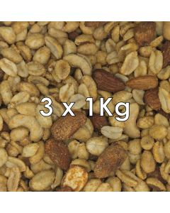 SMOKED MIXED NUTS   3 X 1KG