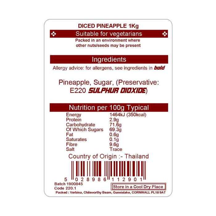 PINEAPPLE DICED 1KG