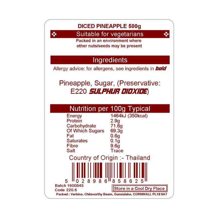 PINEAPPLE DICED 500G