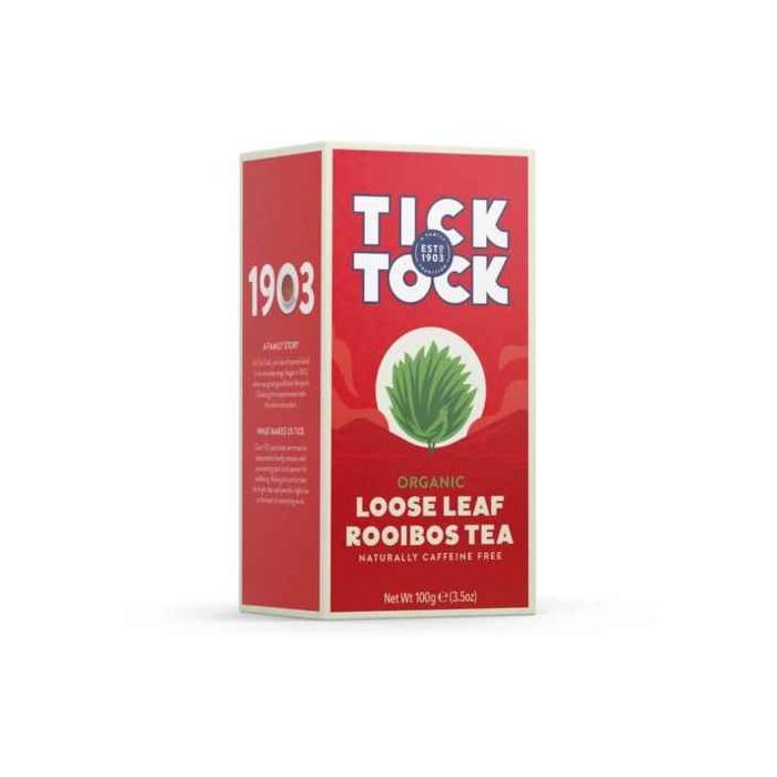 TICK TOCK ROOIBOSCH ORG TEA LOOSE 1 X 100G