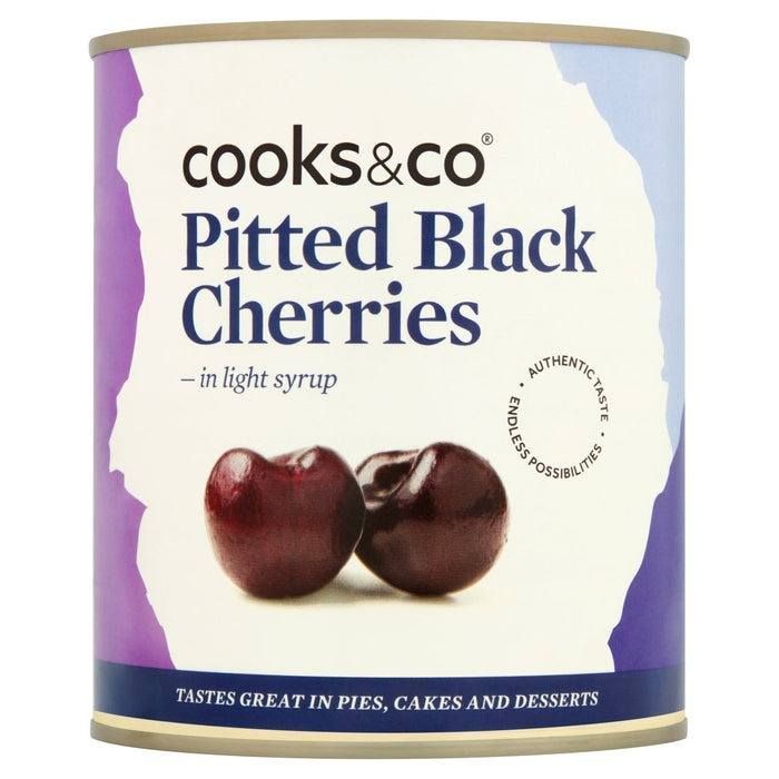 COOKS&CO PITTED BLACK CHERRIES 1 X 850g