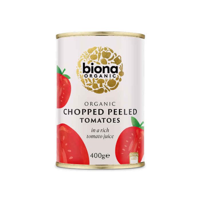 BIONA ORG CHOPPED TOMATOES 6 X 400G