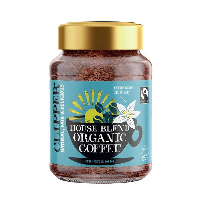 CLIPPER FT SS ORGANIC HOUSE BLEND INSTANT COFFEE 1 X 100g