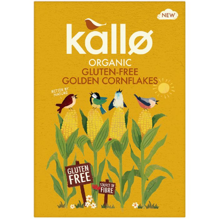 KALLO GLUTEN FREE CORNFLAKES 1 X 375G