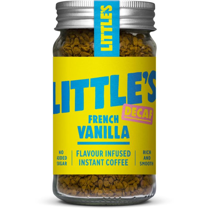 LITTLES DECAF FRENCH VANILLA INSTANT COFFEE 1 X 50G
