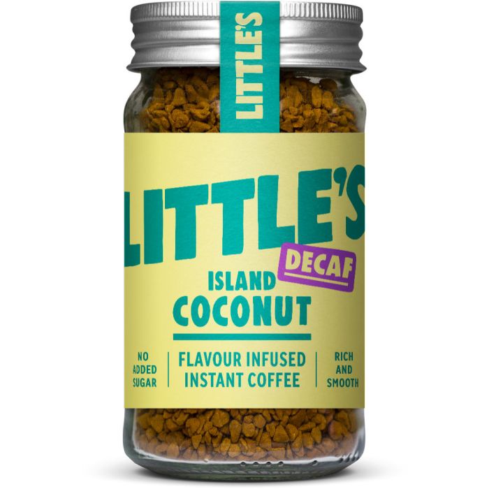 LITTLES DECAF ISLAND COCONUT INSTANT COFFEE 1 X 50G