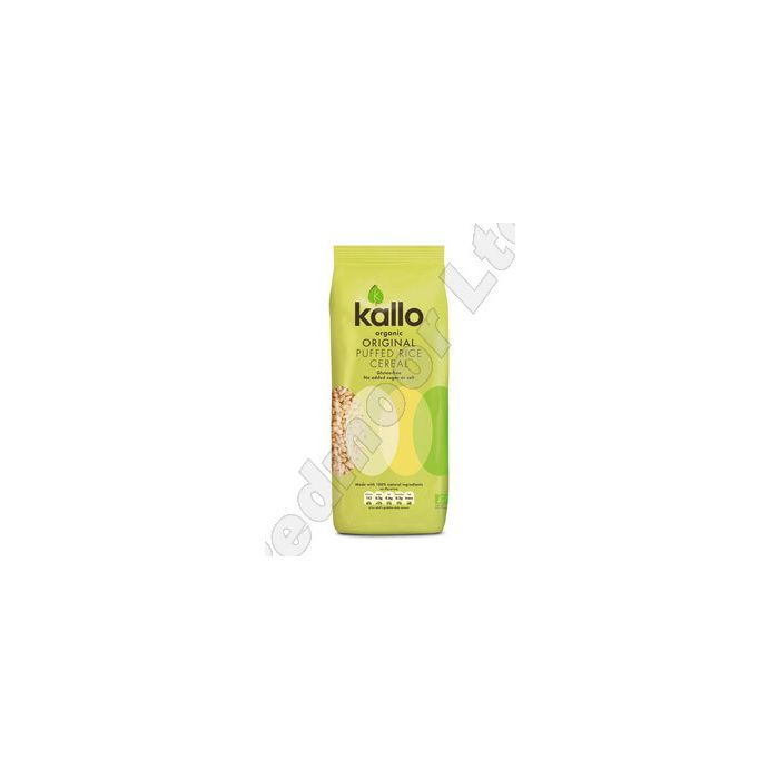 KALLO NATURAL P/RICE CEREAL 8X225G