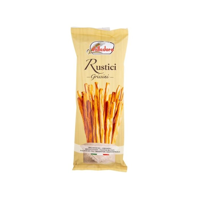 VALLEDORO GRISSINI RUSTICI BREADSTICKS 22 X 100G