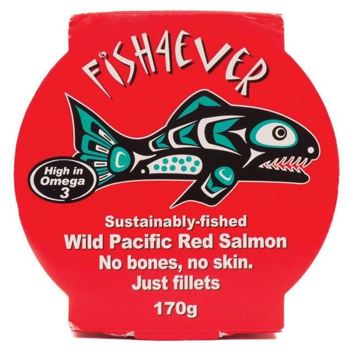 FISH4EVERWILD PACIFIC PINK SALMON (FILLET/BOX) 12 X 170G