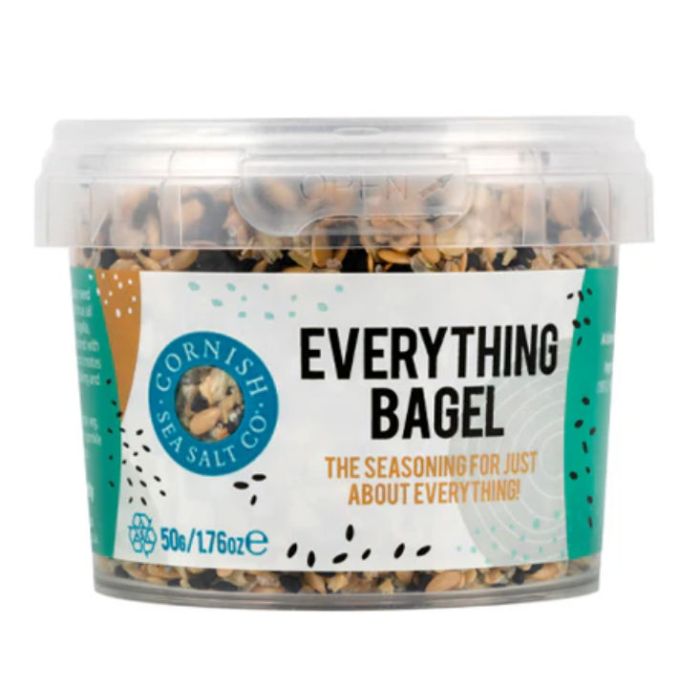 CORNISH SEA SALT EVERYTHING BAGEL 8 X 50G