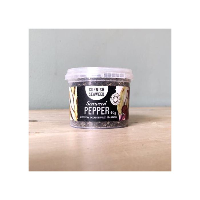 CORNISH ORG SEAWEED & PEPPER PINCH POT 1 X 40g